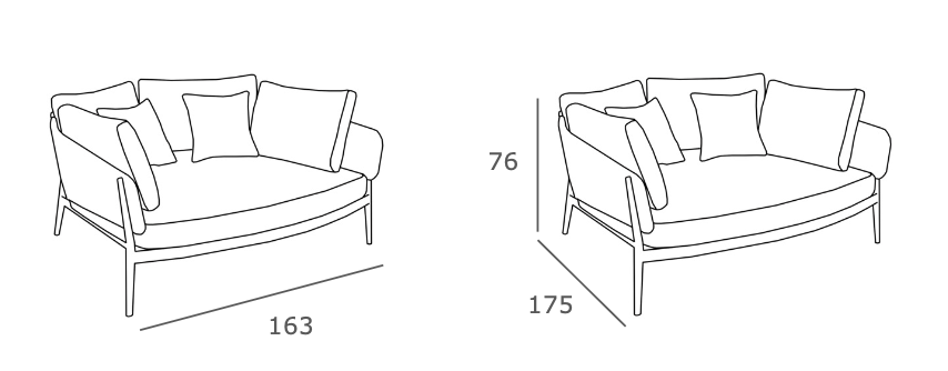 Sumatra daybed