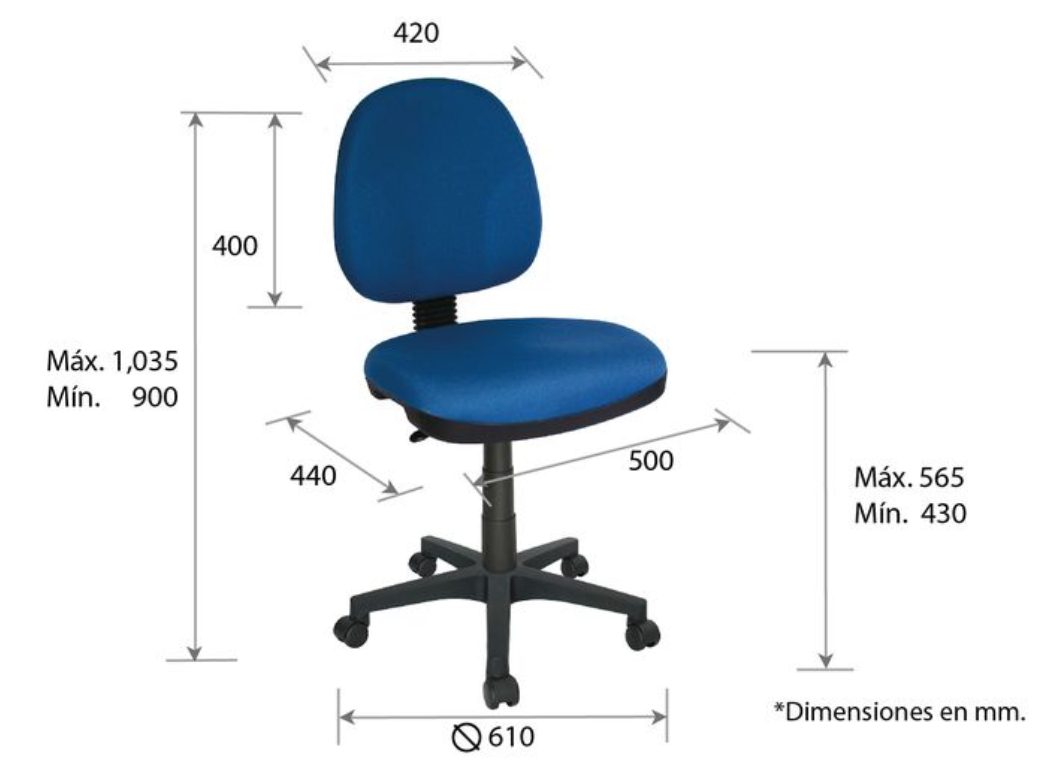 Prochair silla operativa secretarial