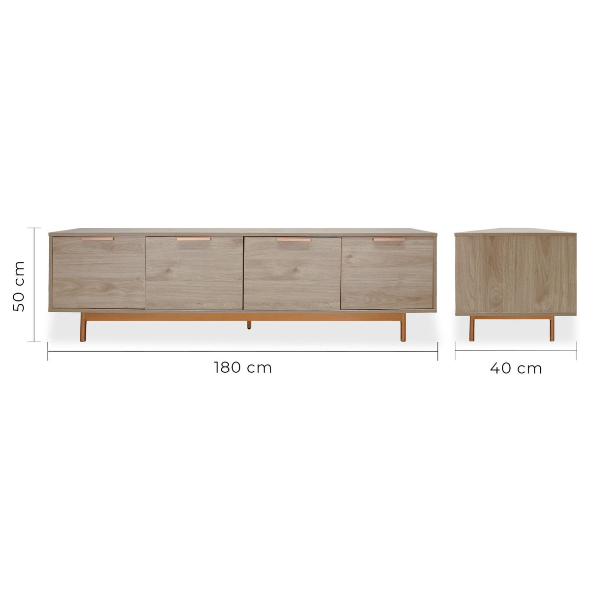 Mueble de TV Tramonti 180X40 Encino