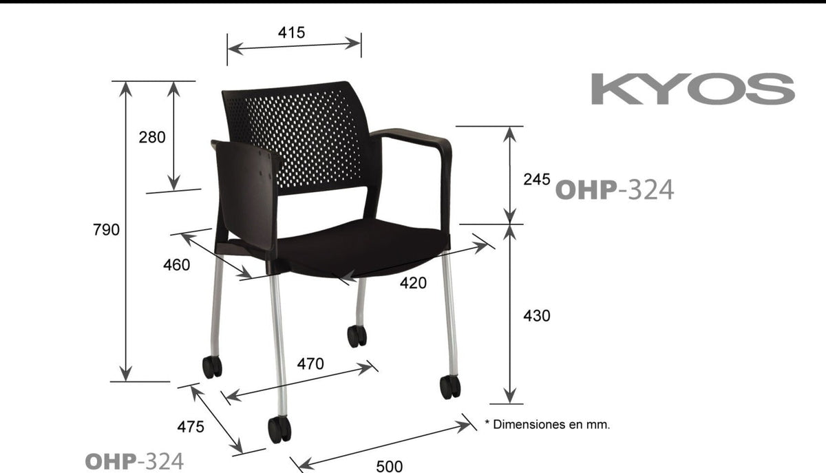 Kyos silla visitante