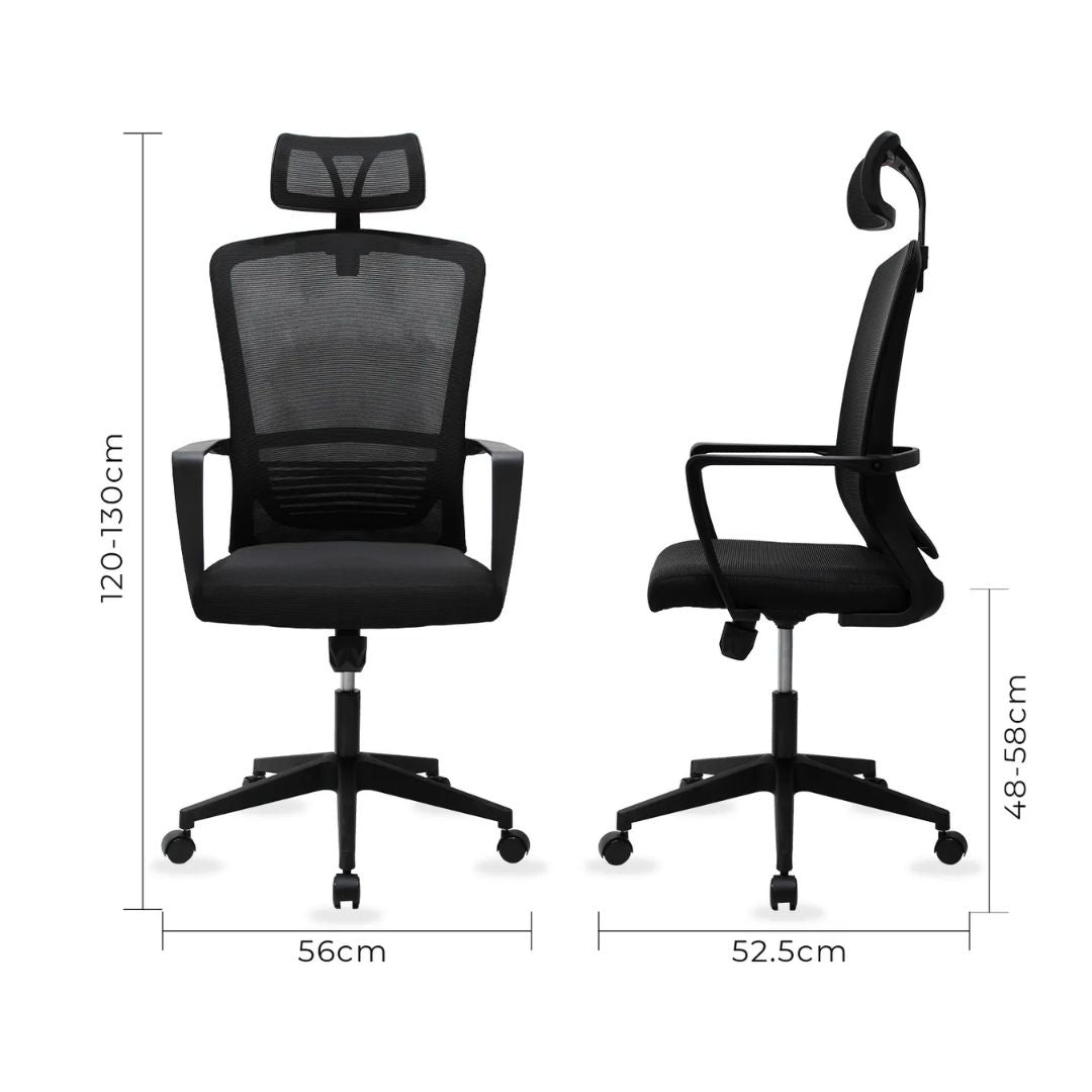 Silla Directiva Bessan 8373 Negra