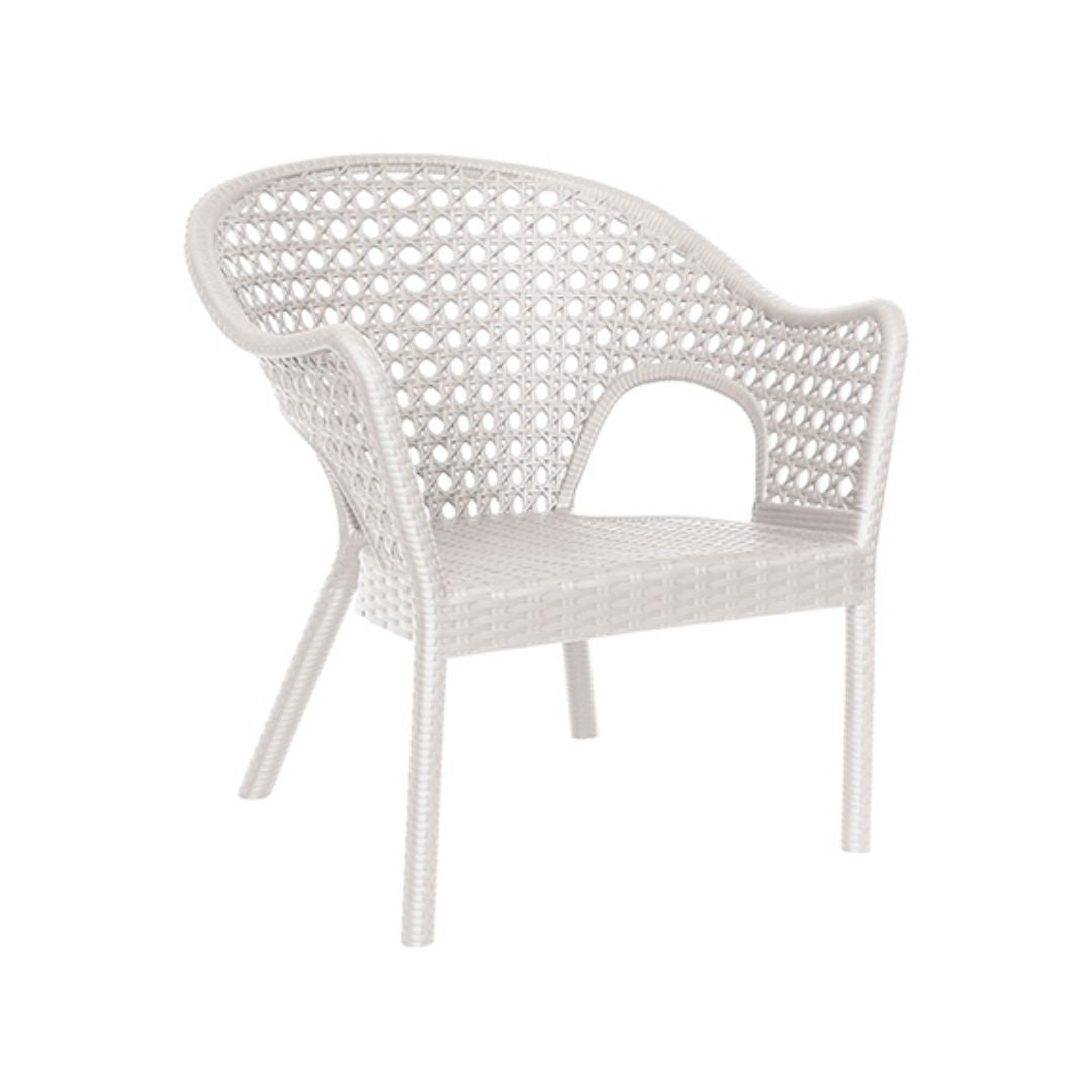 Iris sillón exterior con brazos tipo rattan