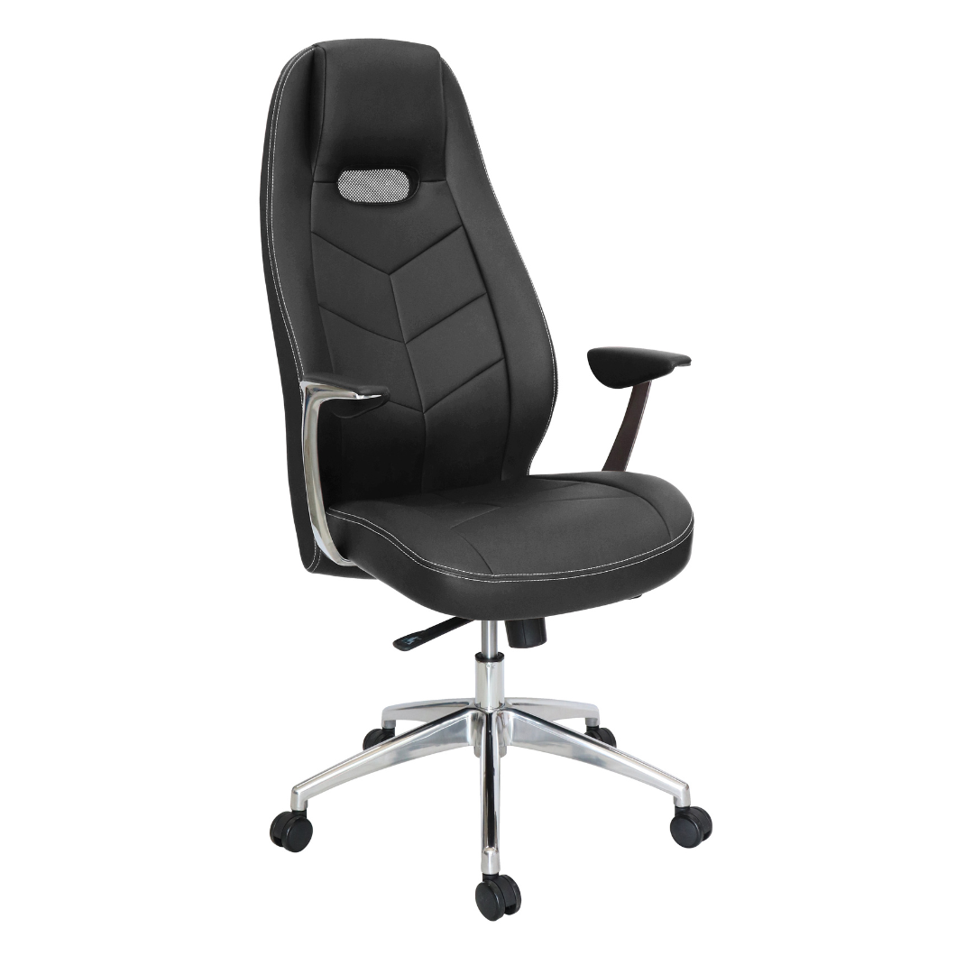 Alufsen silla directiva respaldo alto