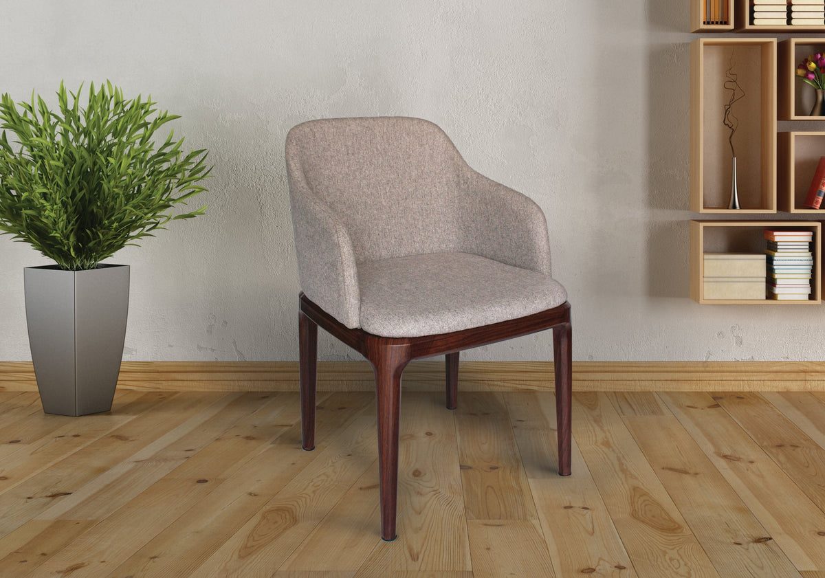 Blair sillón tapizado patas de madera