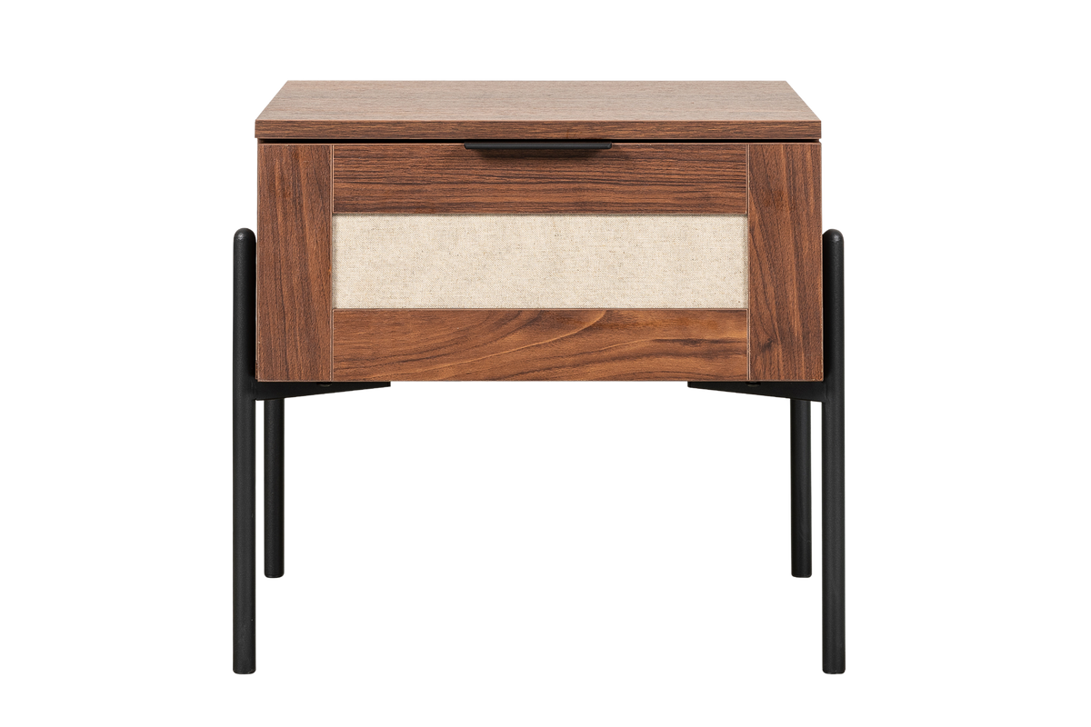 Buro Imperia 50X40 Negro Nogal