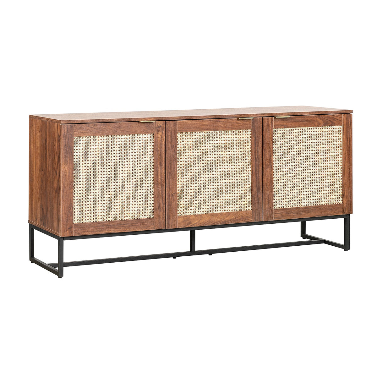 Credenza Akumal 160X40 Negro Rattan