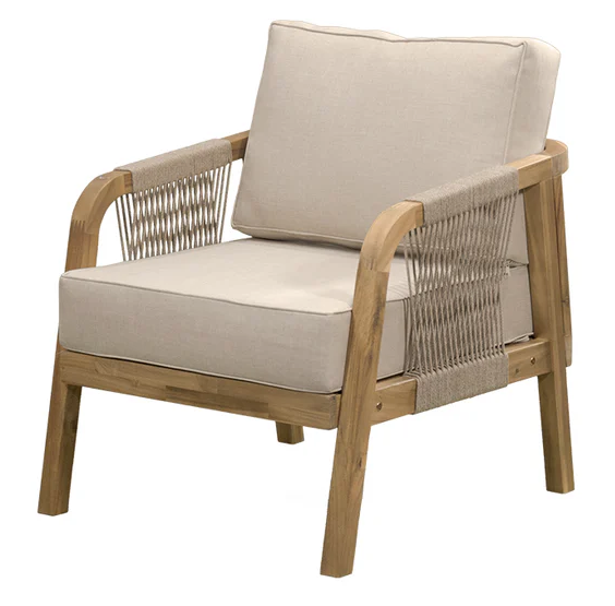 Set de sala Emilia con individual, love seat y mesa de centro