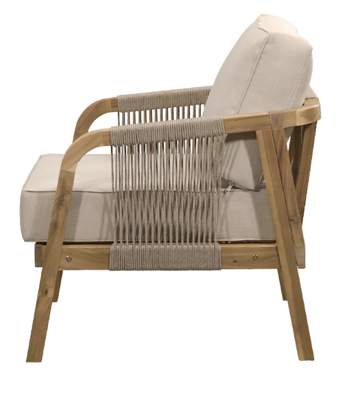 Set de sala Emilia con individual, love seat y mesa de centro