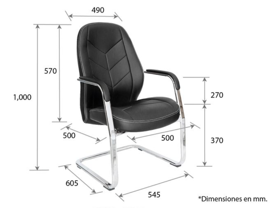 Alufsen silla visitante (línea directiva)