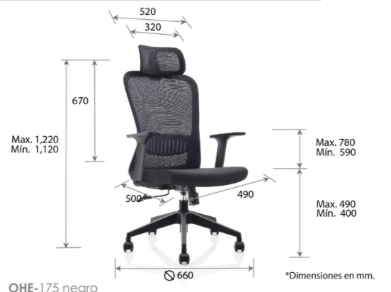 Cozy silla operativa