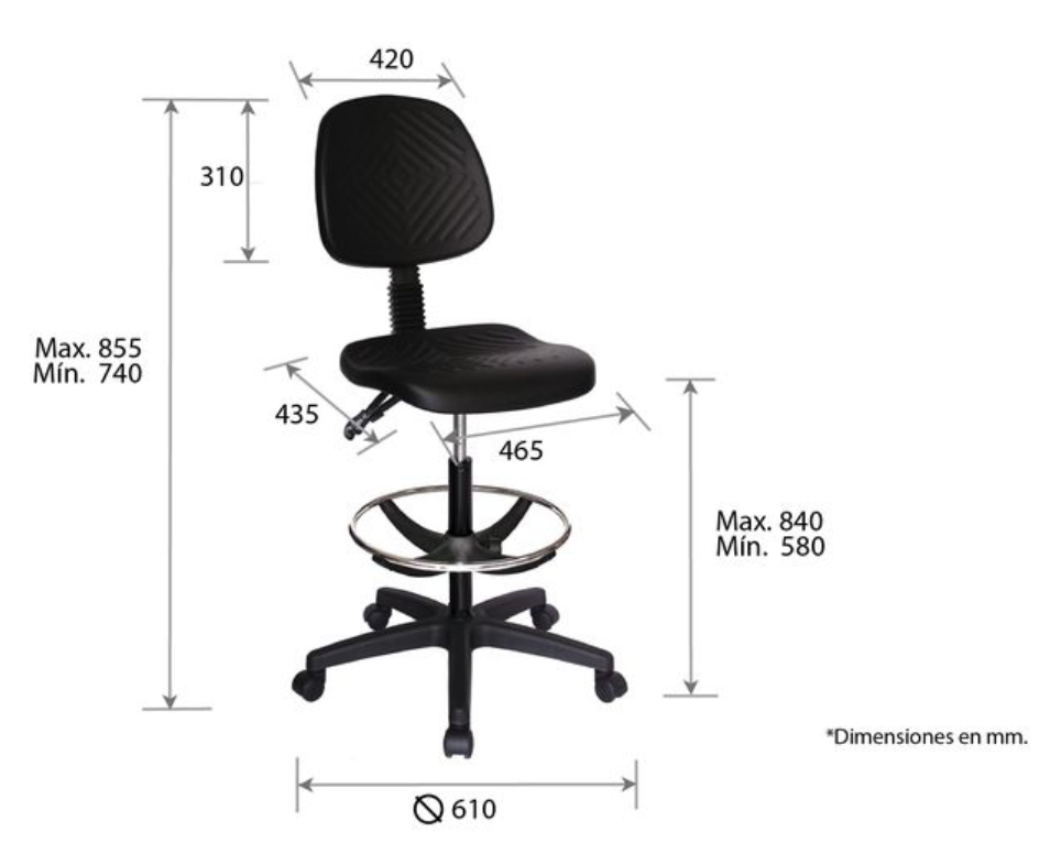 Heavy Duty silla industrial