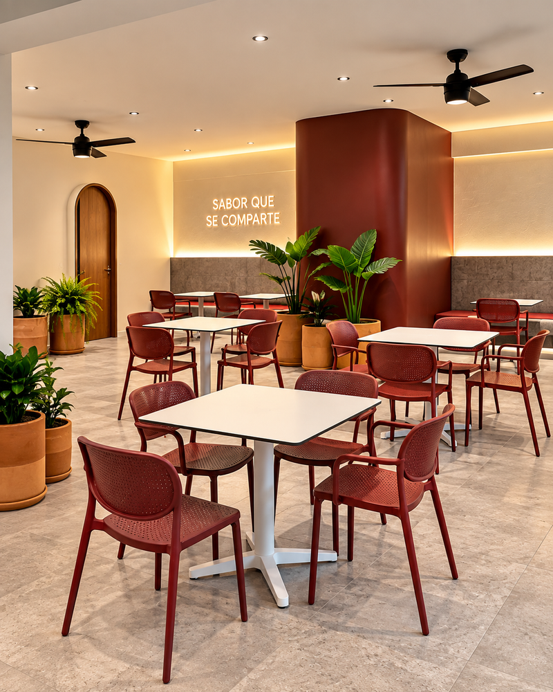 Mobiliario para restaurante