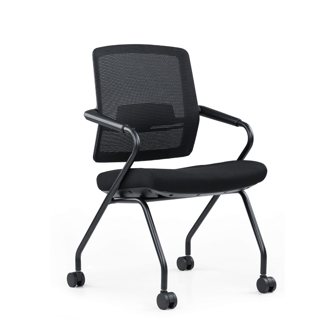 Flex silla visitante plegable con ruedas