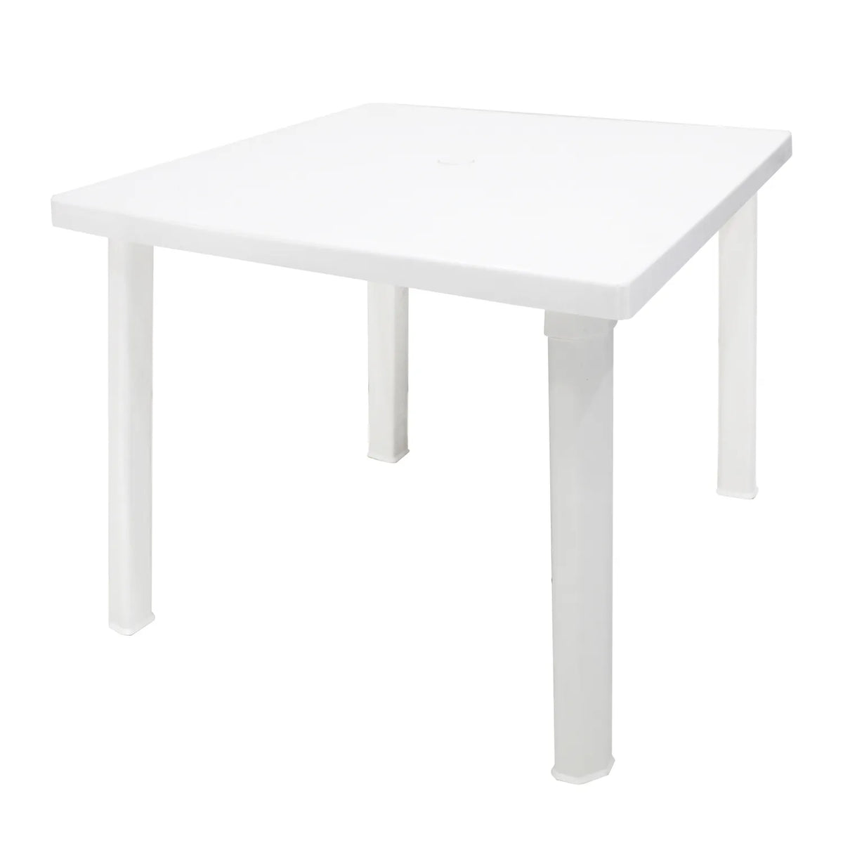 Mesa Desarmable JM 80x80 Plastico Blan