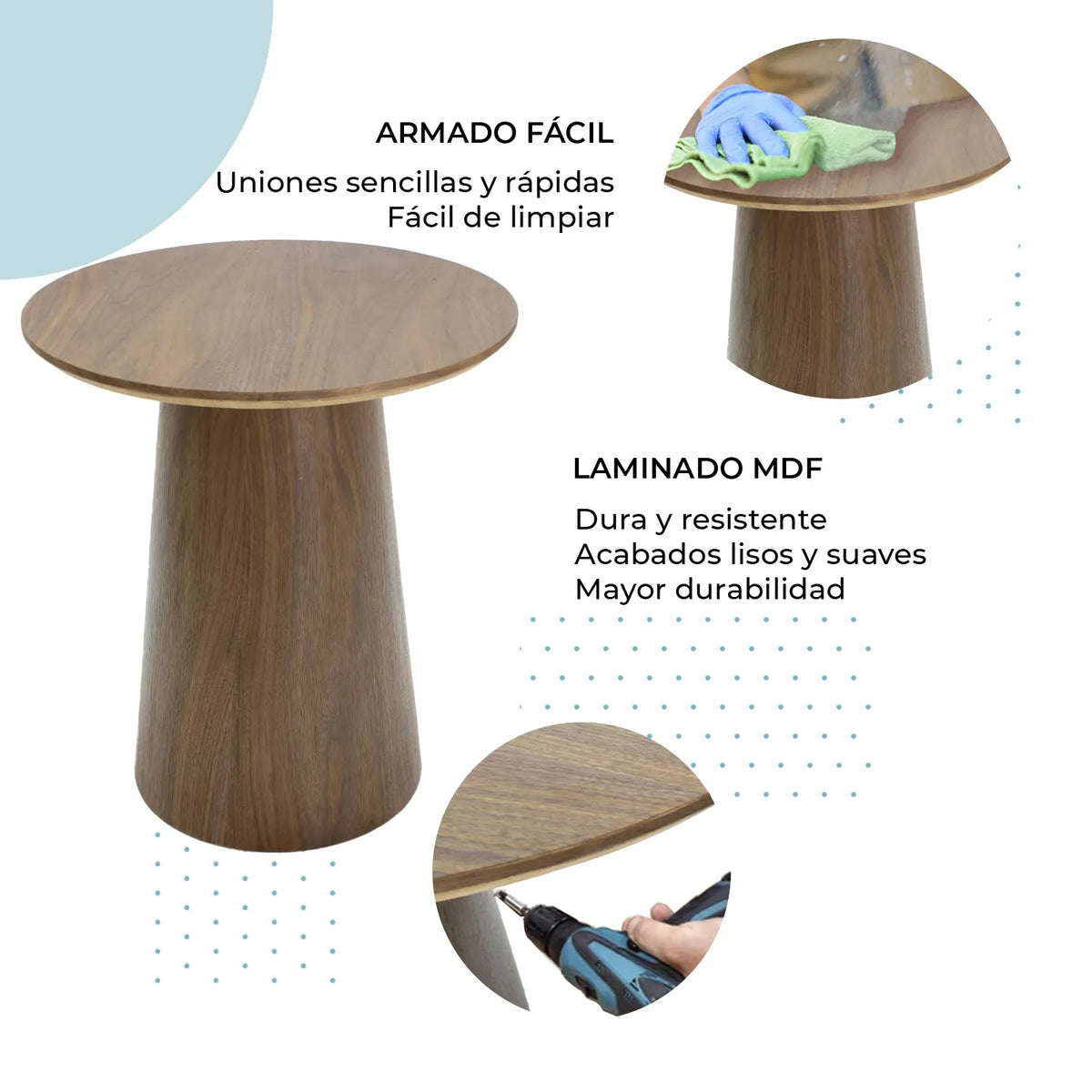 Mesa Lateral 1371 Padar Chapa