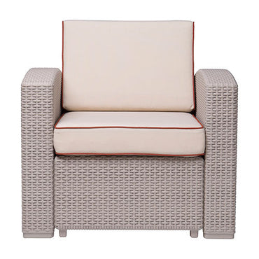 Magnolia sillón individual exterior tipo rattan
