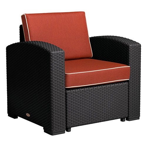 Magnolia sillón individual exterior tipo rattan