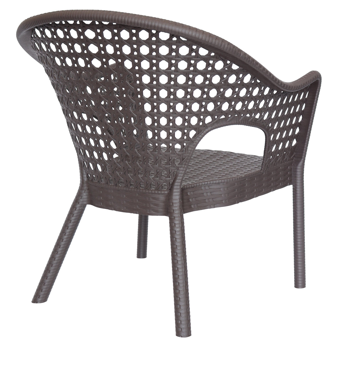 Iris sillón exterior con brazos tipo rattan