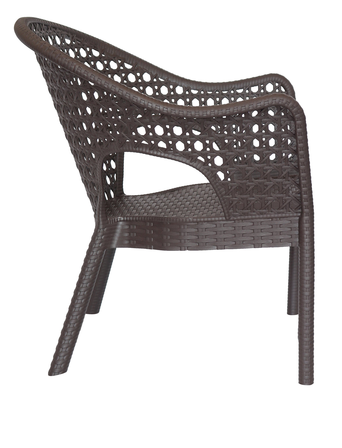 Iris sillón exterior con brazos tipo rattan