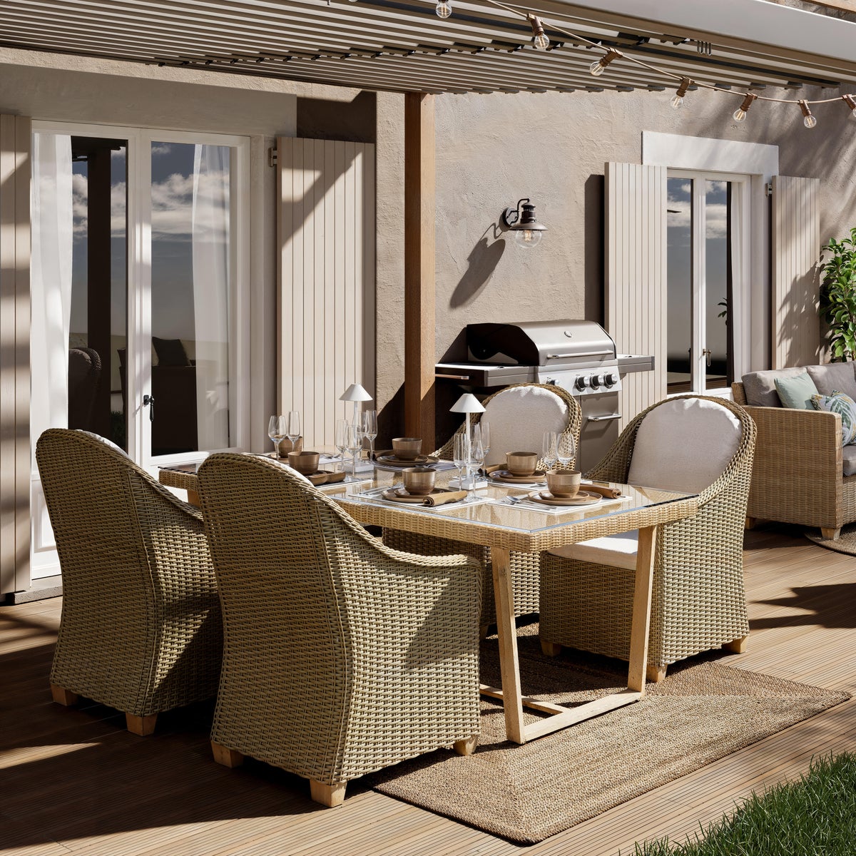 Set de 2 sillones Medena