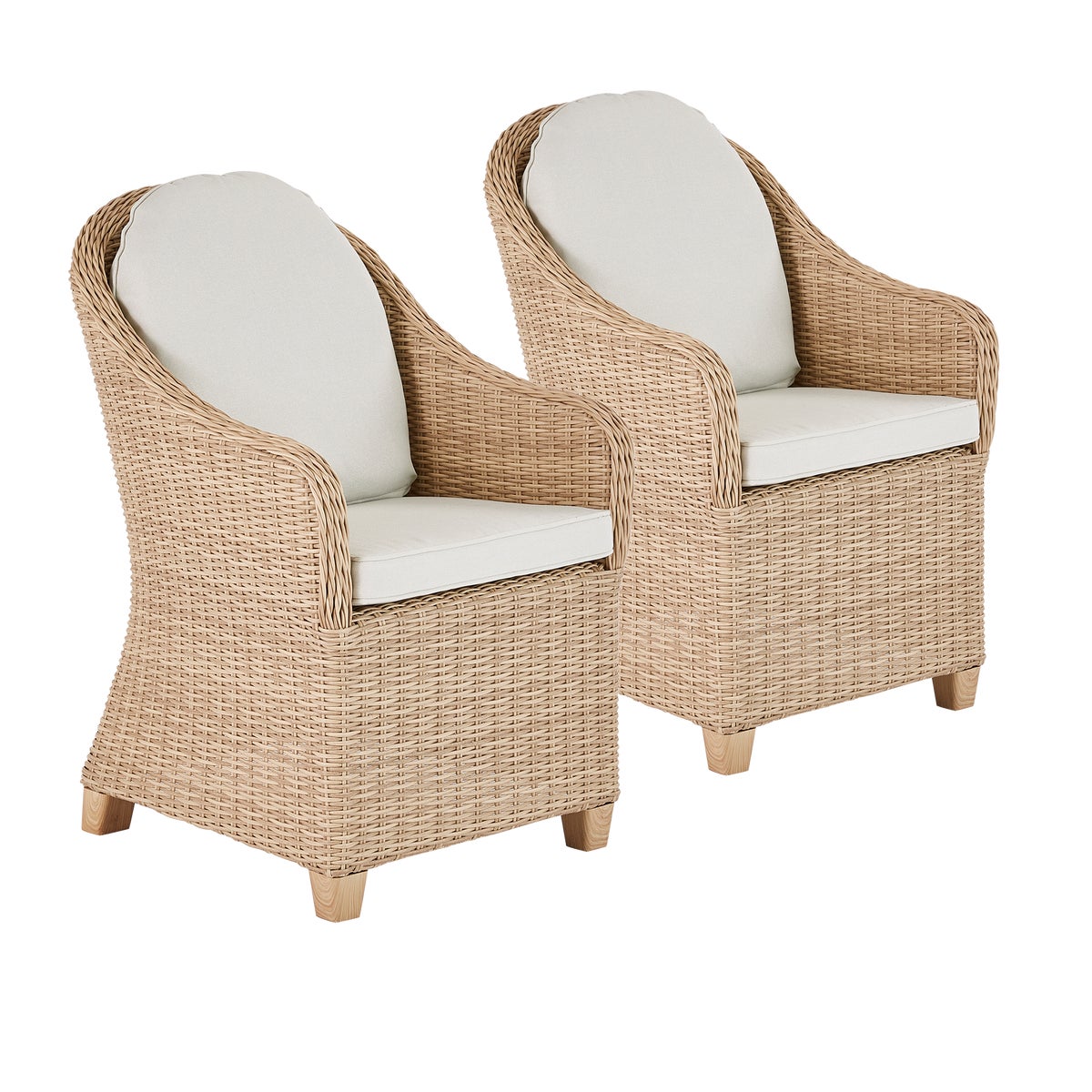 Set de 2 sillones Medena